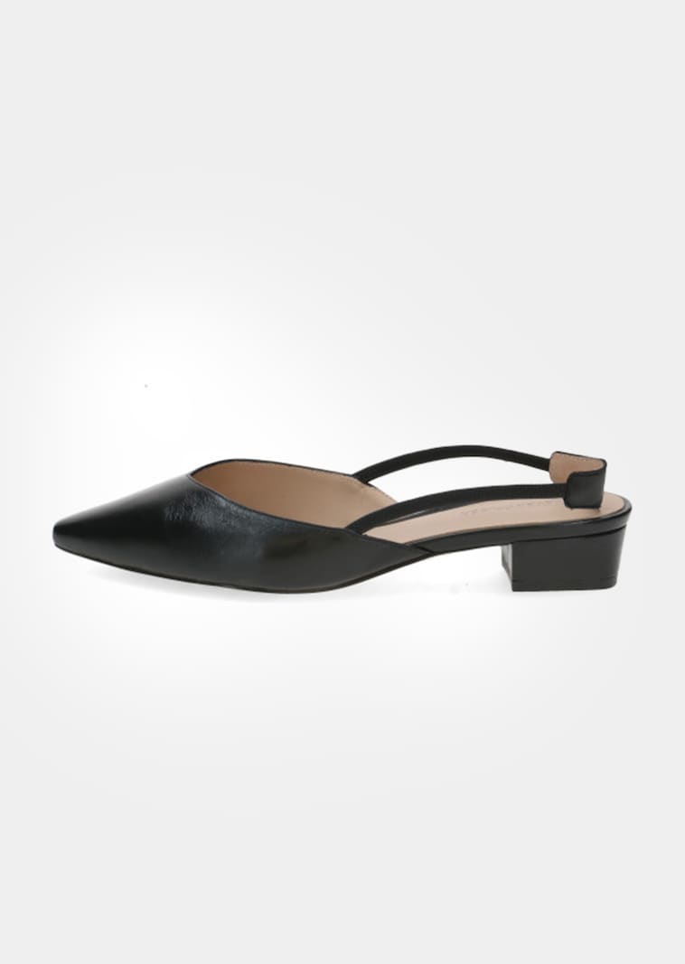 Slingpumps aus echtem Leder