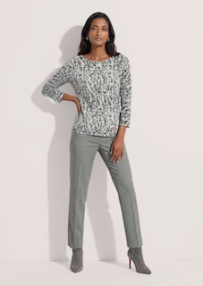 Pull en cachemire avec imprimé allover thumbnail 3