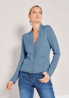 Blazer en maille. Pur coton thumbnail 5