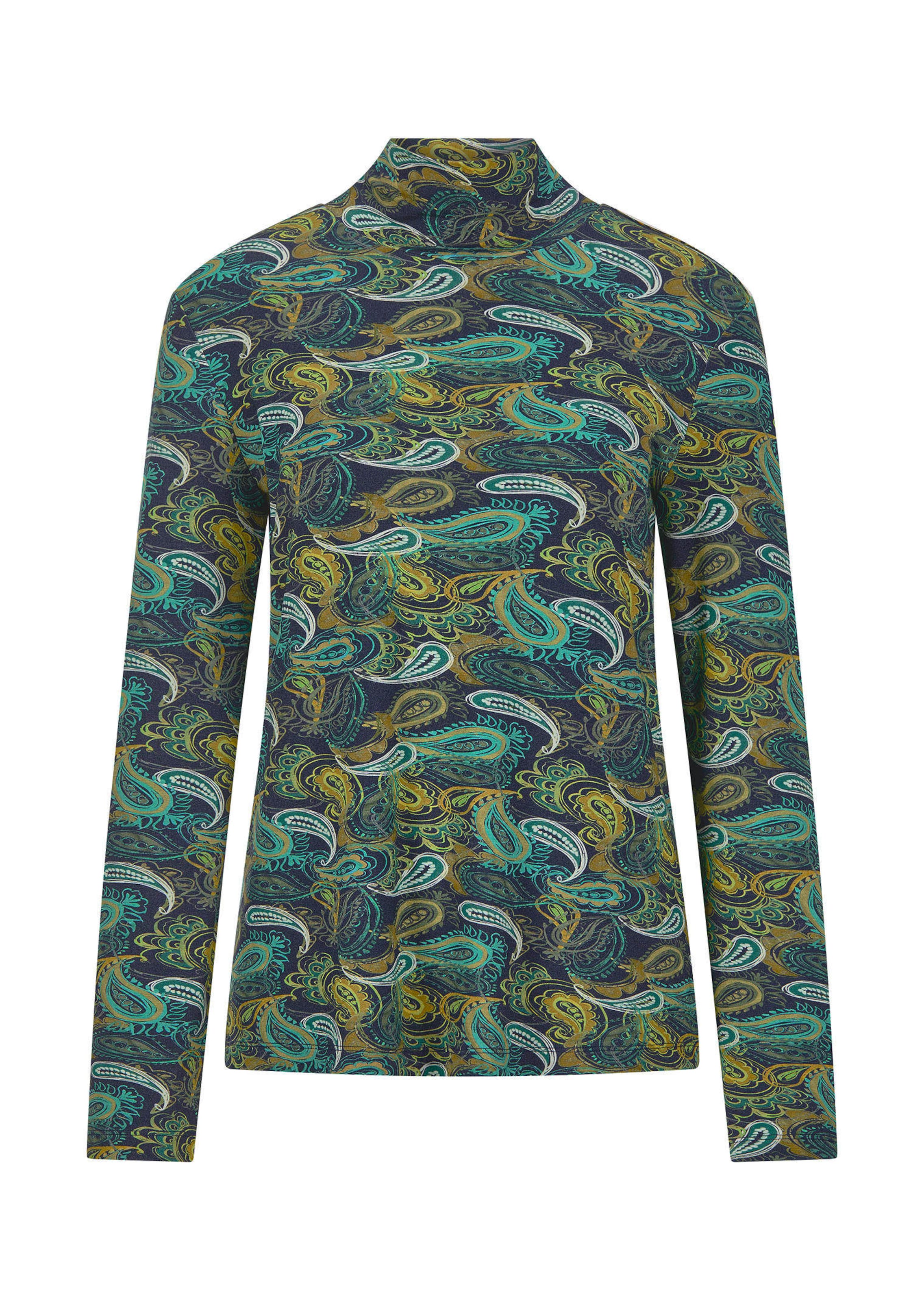 Jersey shirt met paisleymotief