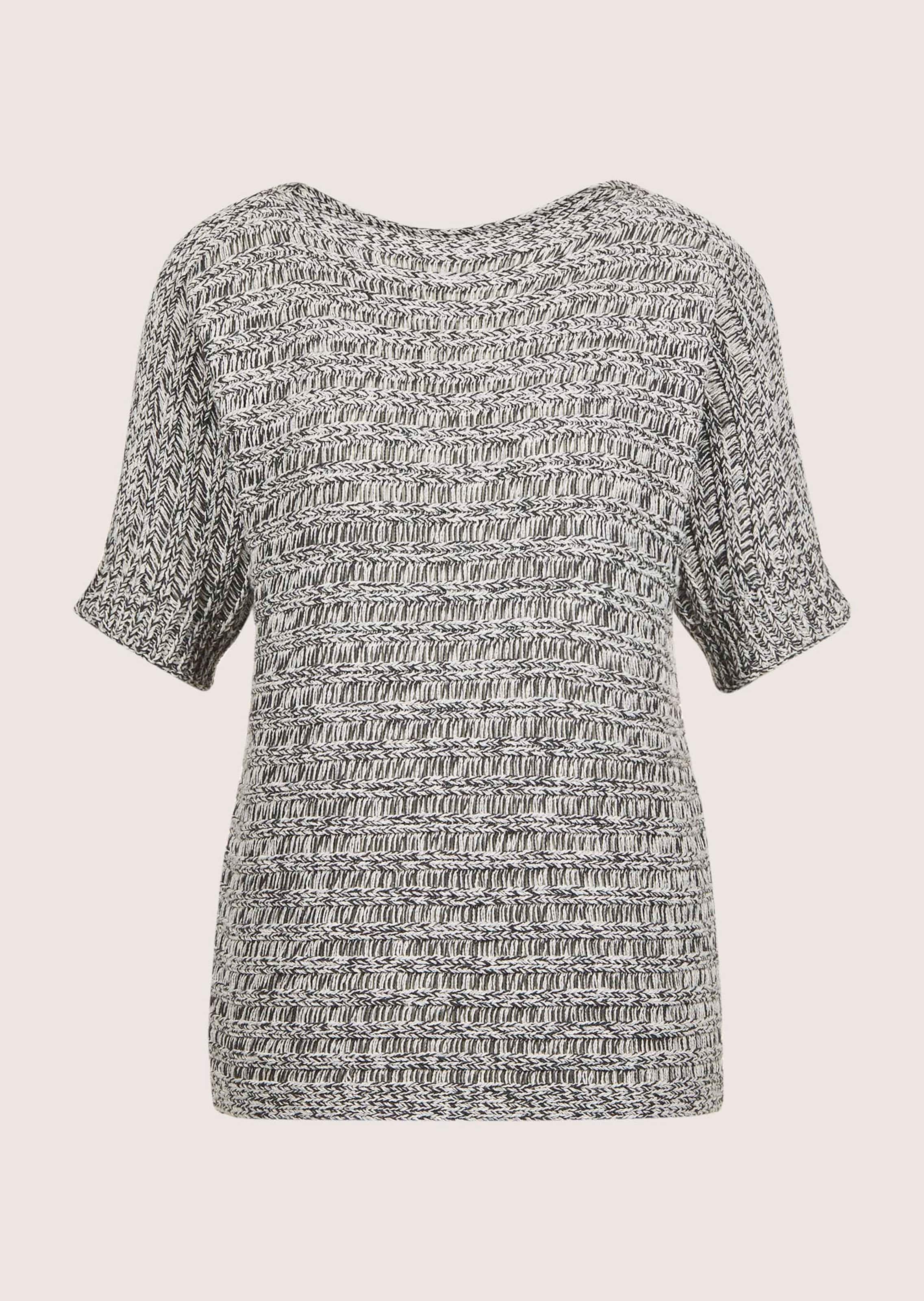 Ajour jumper with short sleeves
