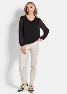 Elegante blouse van chiffon thumbnail 2