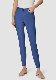 Jeans met fijne franjezoom thumbnail 2