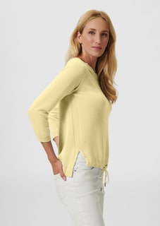 Kaschmirpullover mit Saum-Tunnelzug thumbnail 4
