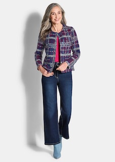 Veste Jacquard en jersey structuré thumbnail 2