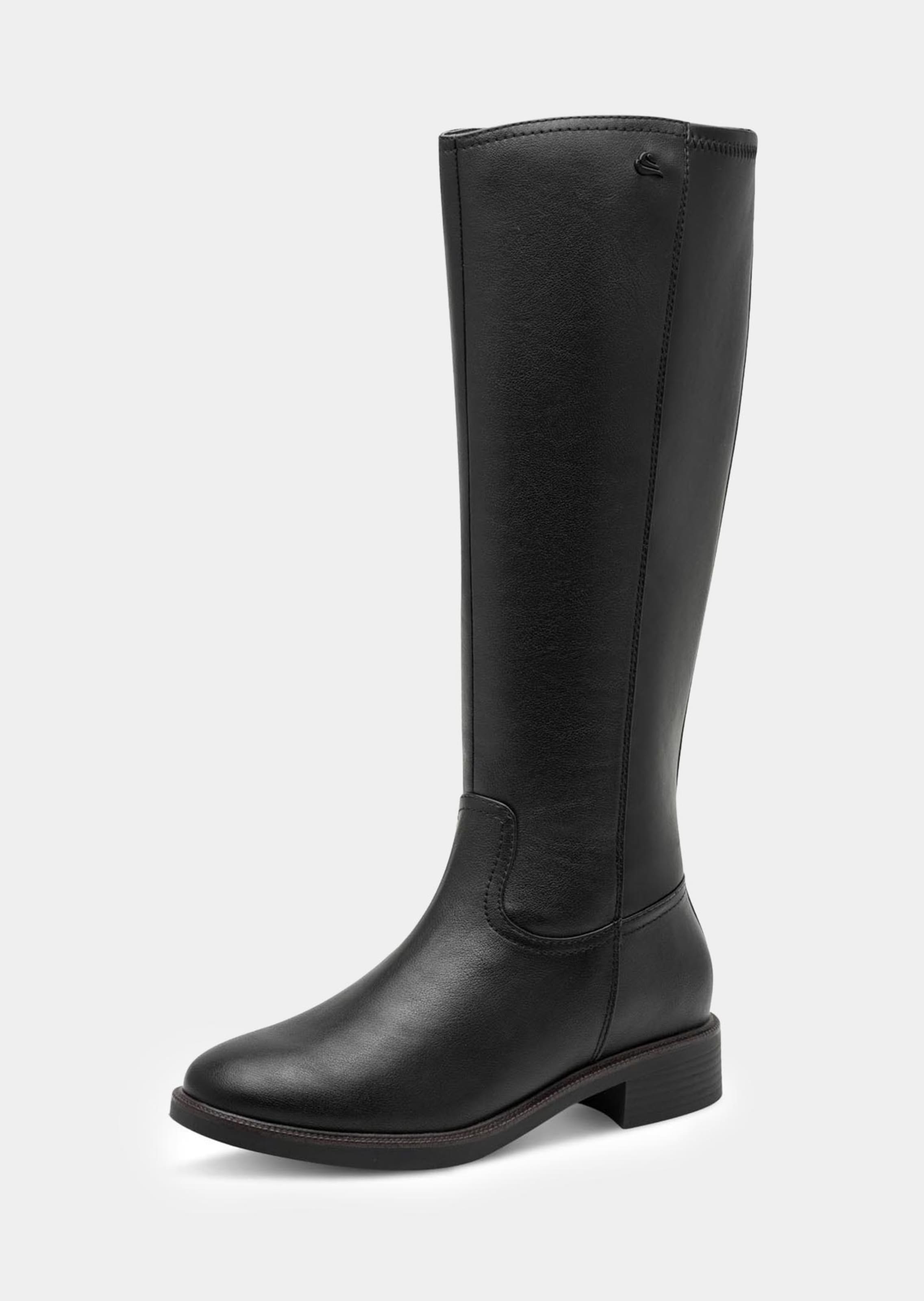 Stiefel mit Stretch-Einsatz am Schaft