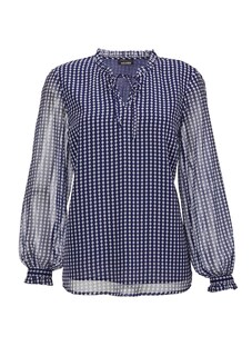 Chiffonbluse mit Gummibündchen thumbnail 7