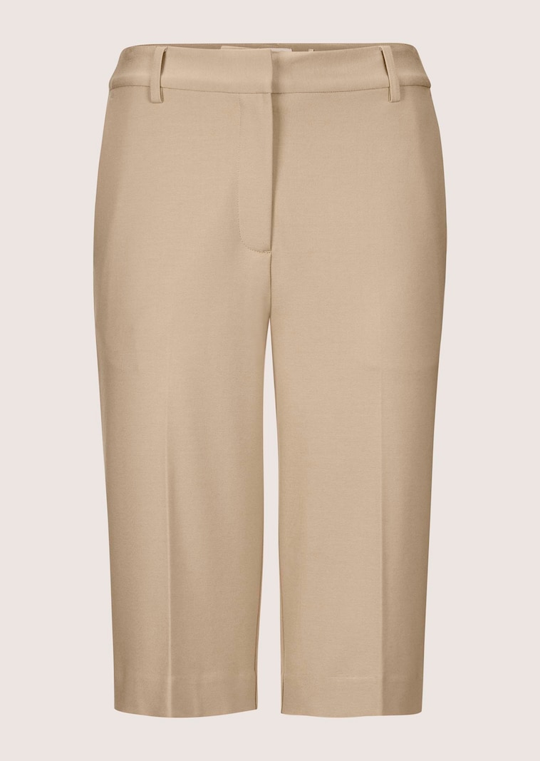 Elegante Jersey-Bermuda mit Stretch