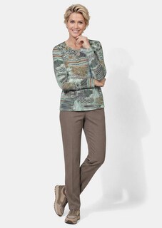 T-shirt en tricot imprimé thumbnail 2