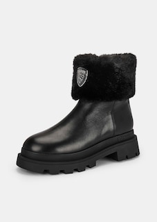 Boots aus Leder mit Fell-Optik thumbnail 1