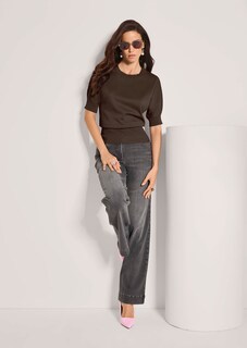 Leichter Feinstrickpullover aus Baumwolle thumbnail 4