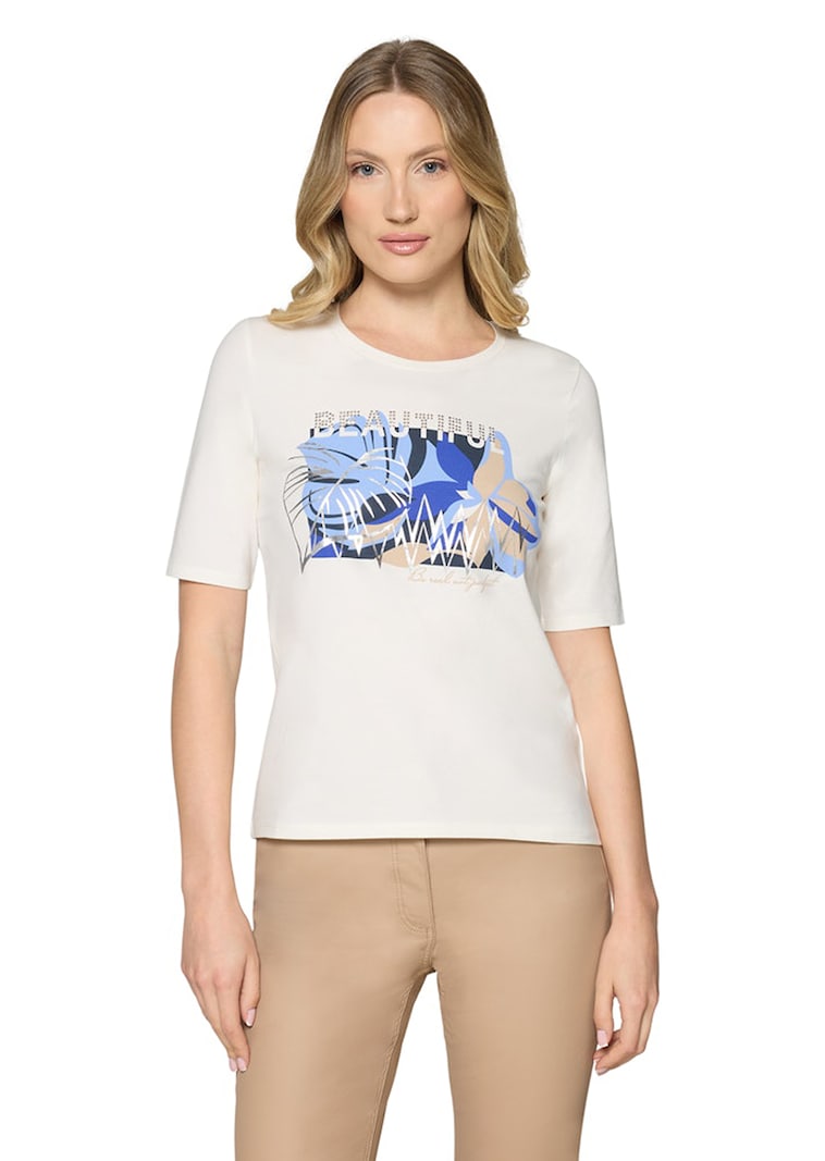 Jersey-Shirt mit Frontmotiv