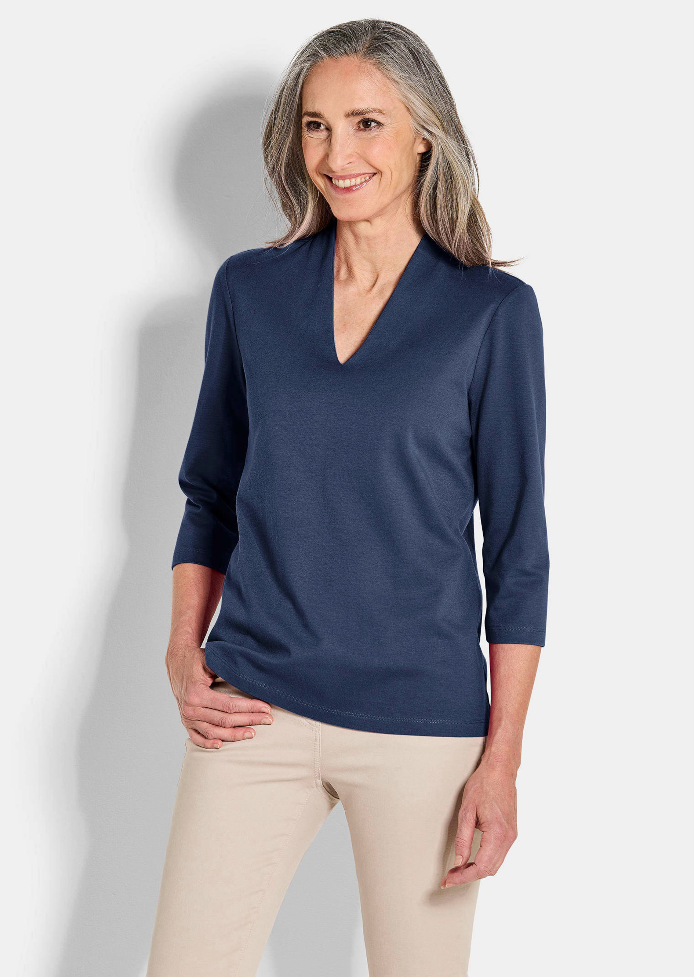 T-shirt basique en interlock jersey