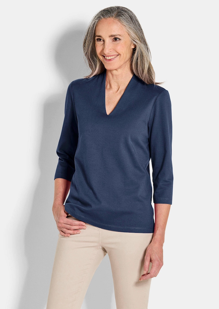T-shirt basique en interlock jersey