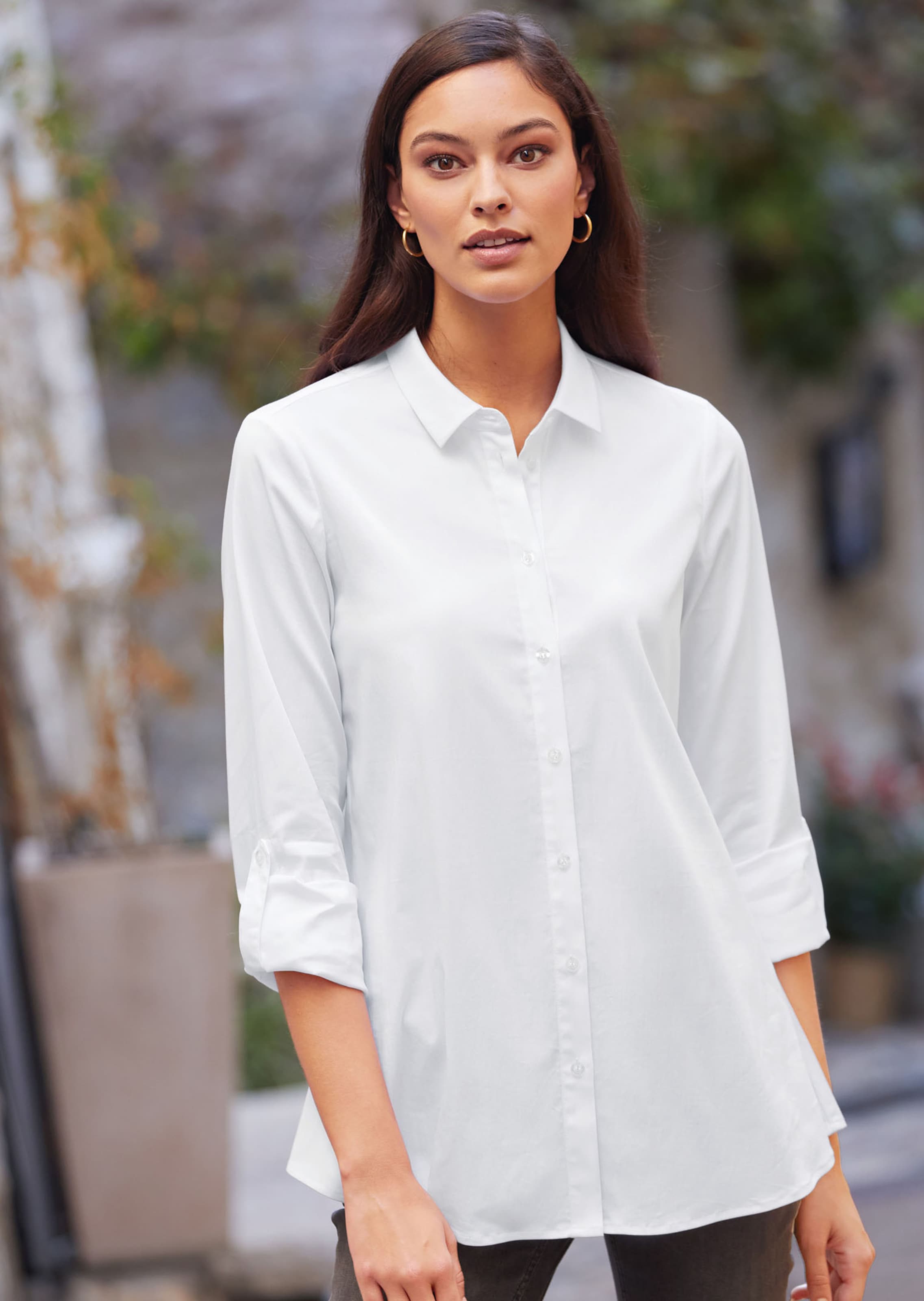 Chemise coupe légèrement évasée