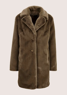 Oversized faux fur coat thumbnail 7