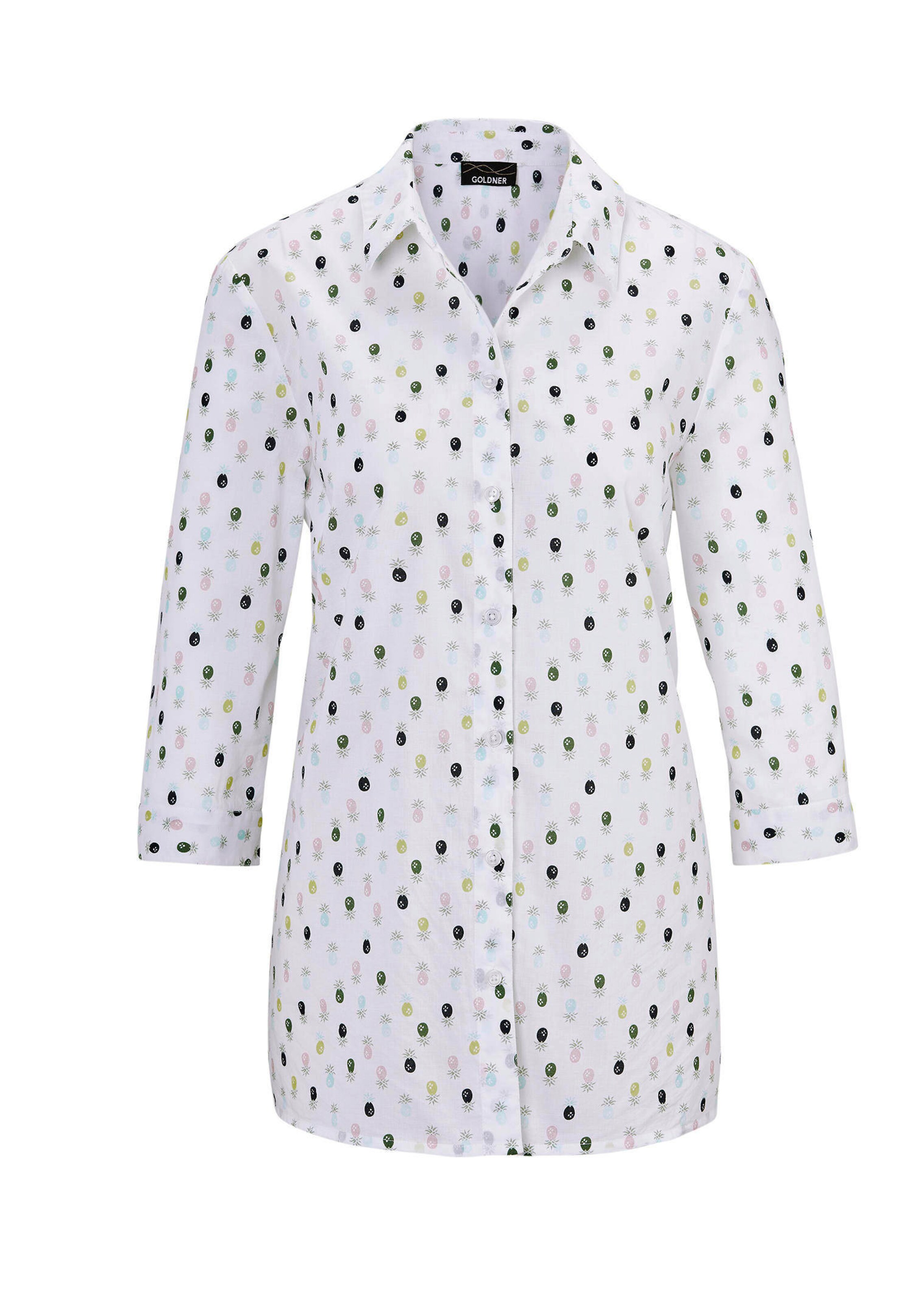 Bluse mit Hemdkragen