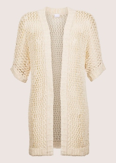 Lange Strickjacke mit Glanz-Effekt thumbnail 7