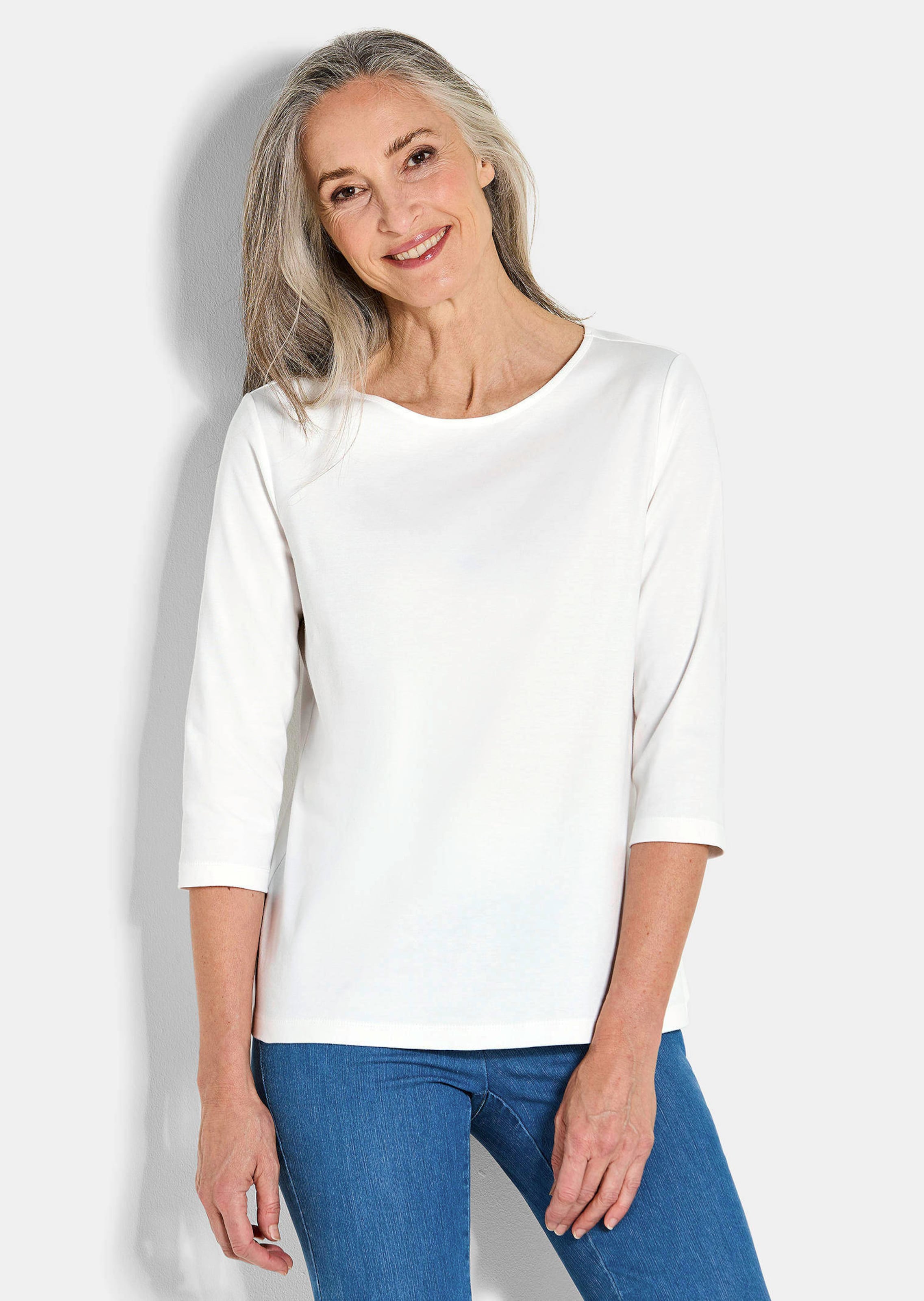 T-shirt basique en jersey interlock