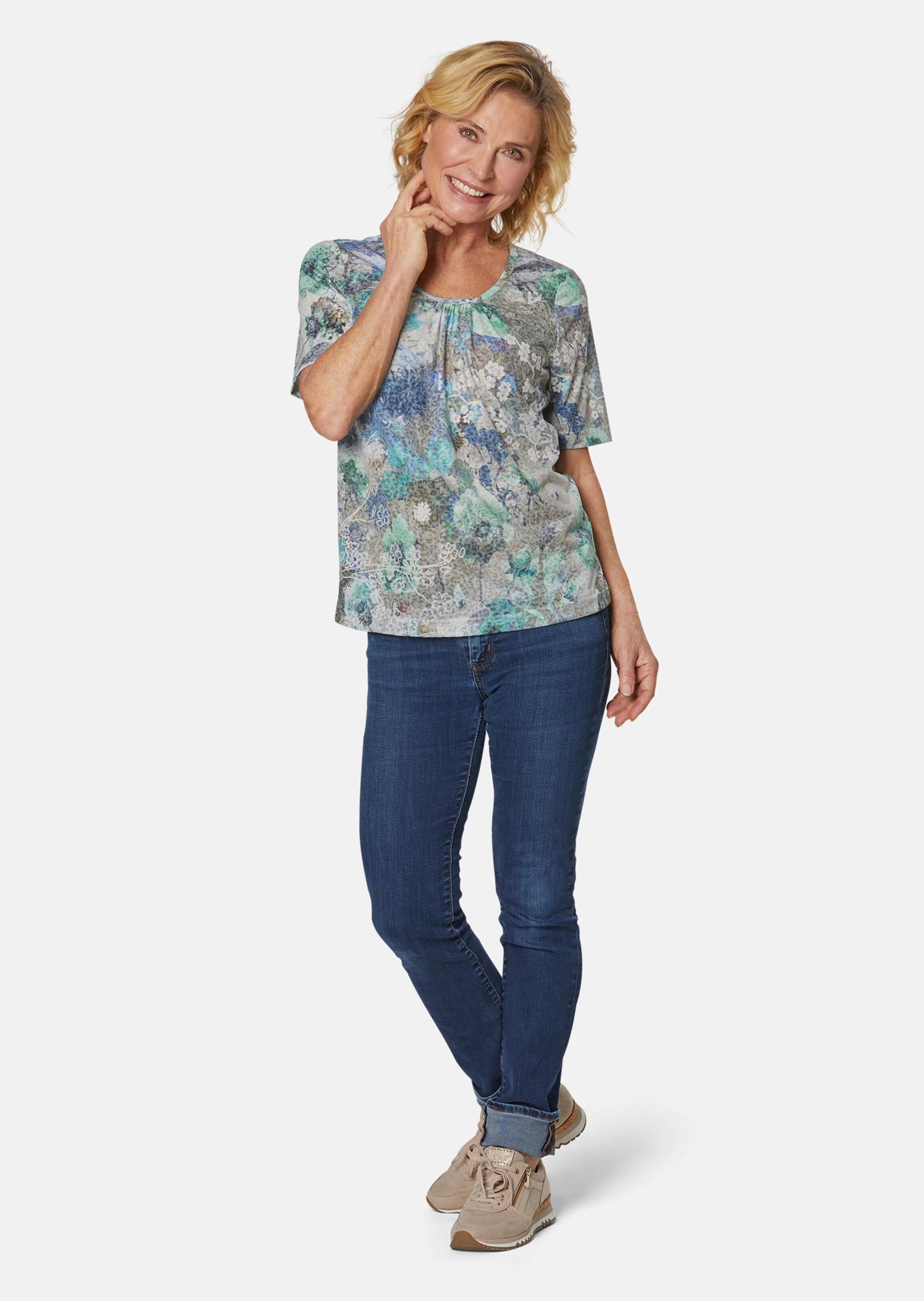 Magnifique T-shirt en tissu dévoré thumbnail 2