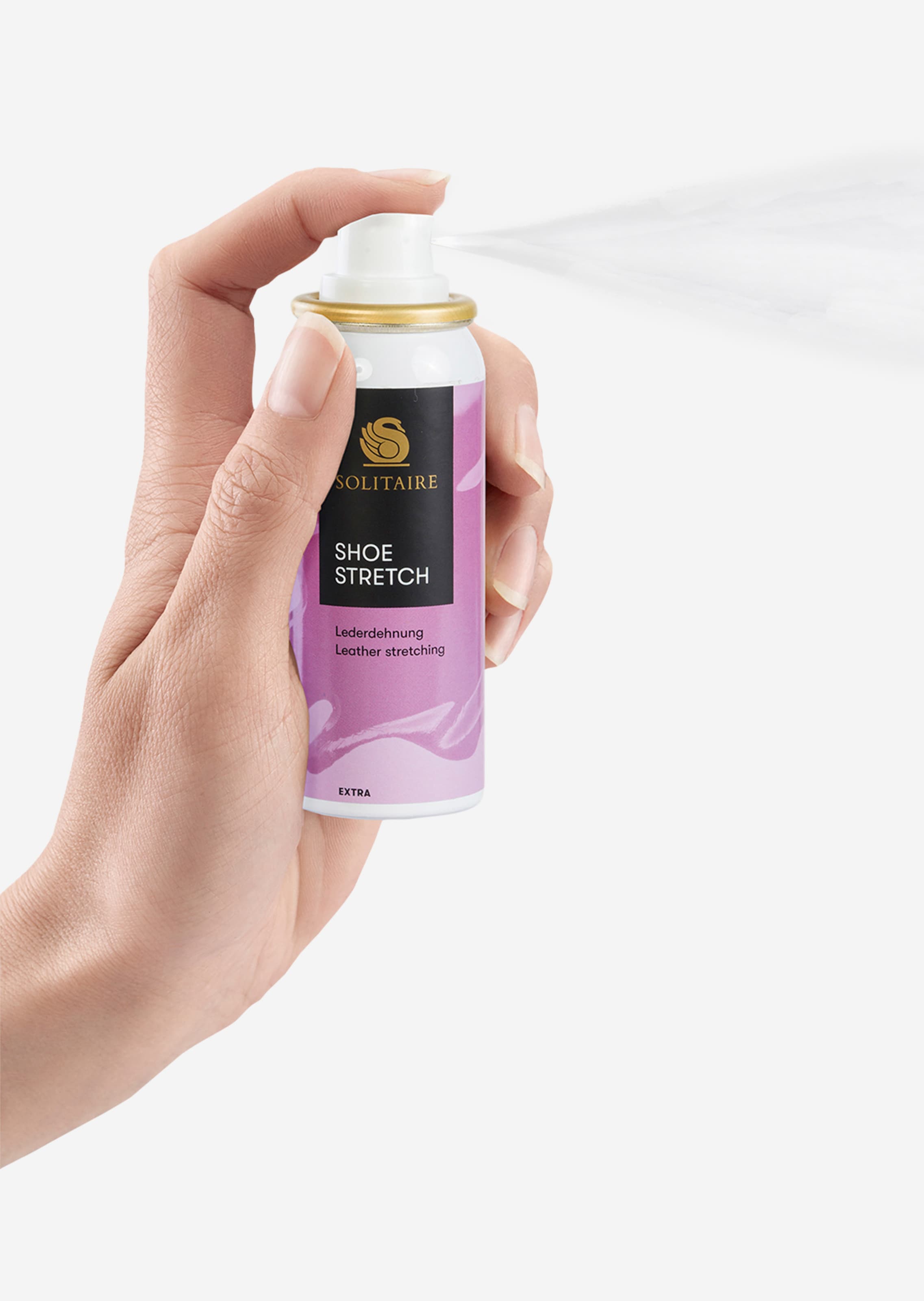Leather Stretch Spray to help prevent pressure points