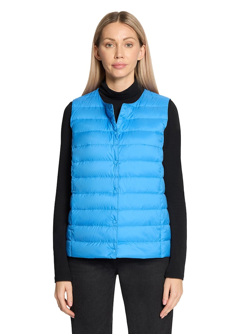 Licht donzen vest met zakken