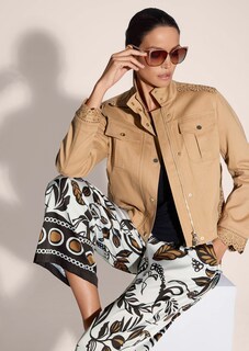 Kurze Jacke mit edler Madeira-Spitze thumbnail 5