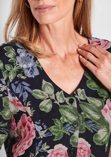 Romantische jurk met bloemenprint allover thumbnail 5