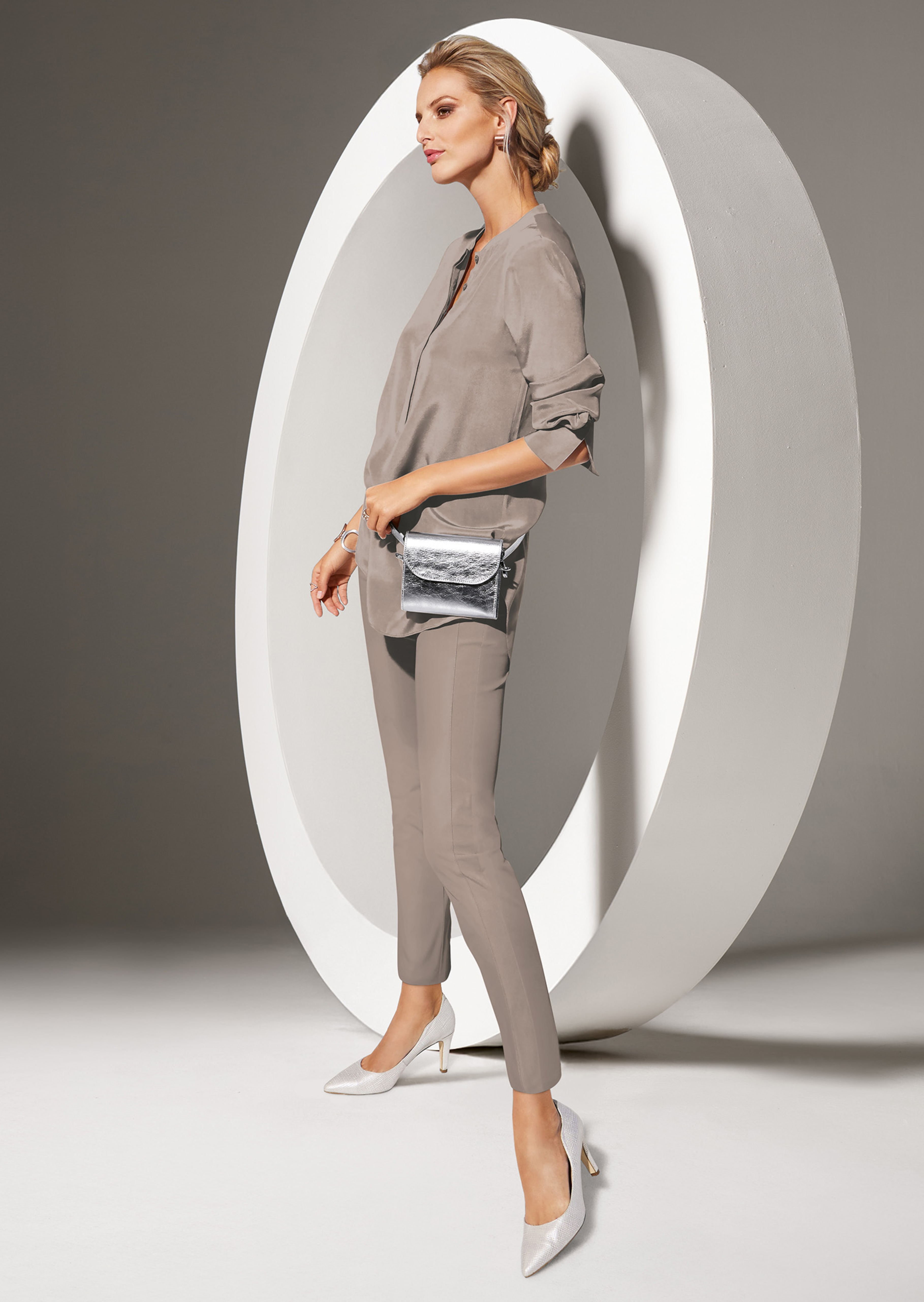 Schlanke Stretch-Hose
