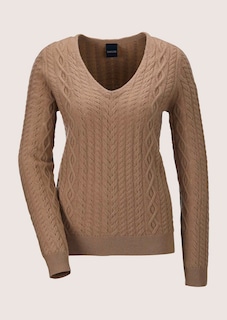 Pull en cachemire à col en V thumbnail 7