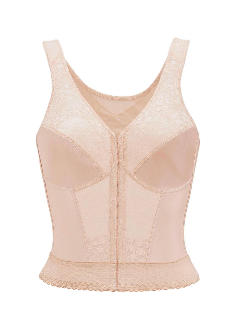 Bustier long avec fermeture Ă l'avant