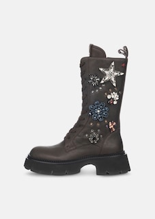 Hohe Boots mit Glitzer-Ornamenten thumbnail 5
