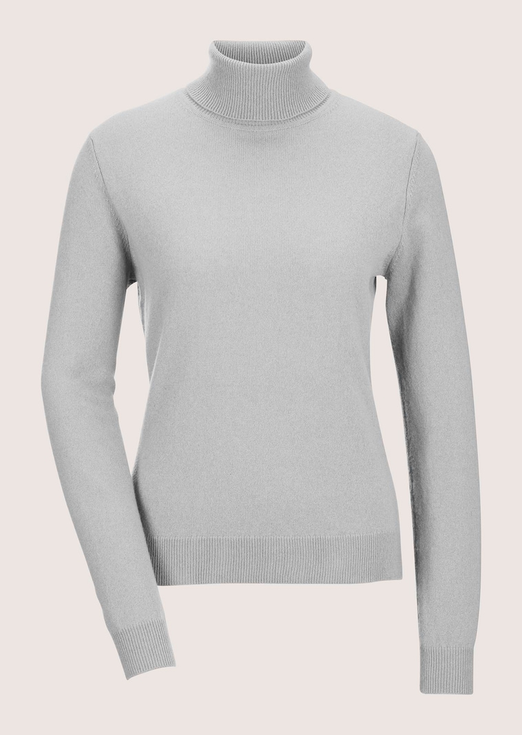 Kaschmirpullover mit Rollkragen