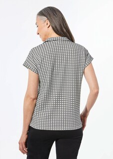 T-shirt à motif jacquard thumbnail 3