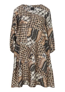 Bedrucktes Kleid in modischer A-Linie thumbnail 7