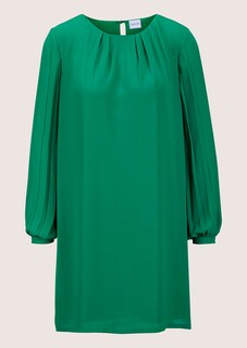Kleid in H-Linie mit Plissee-Ärmeln thumbnail 7