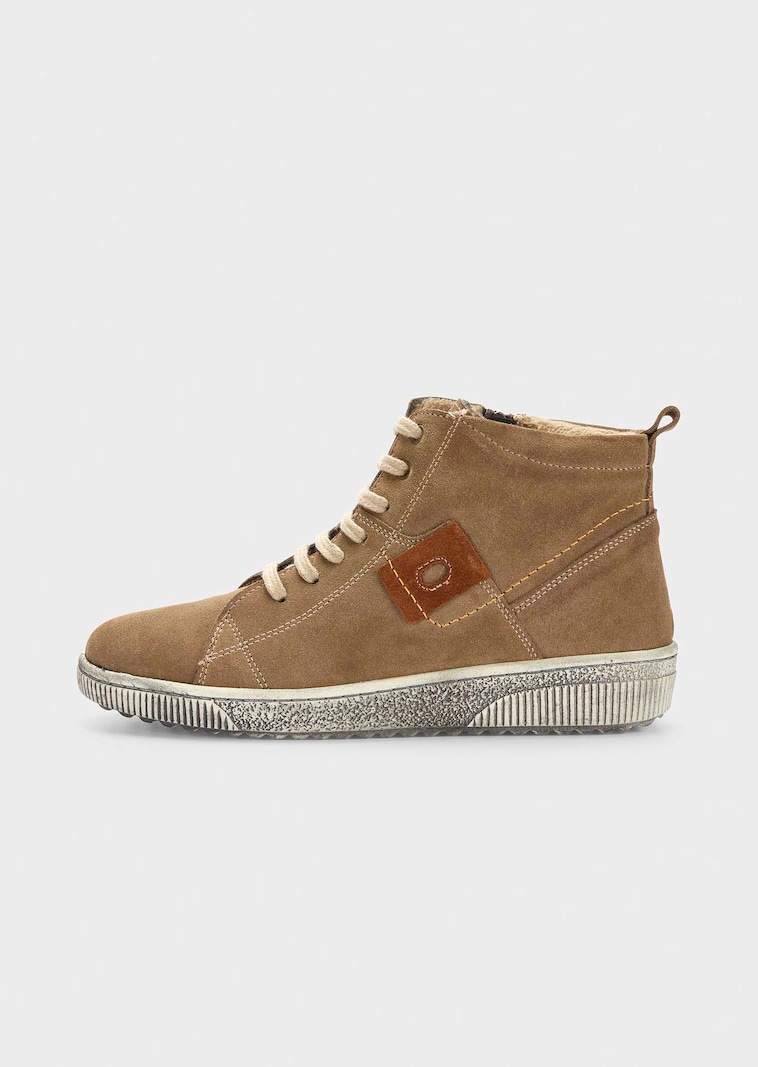 Sneaker aus Wildleder mit Reissverschluss