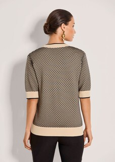 Strickjacke mit kurzen Ärmeln thumbnail 4
