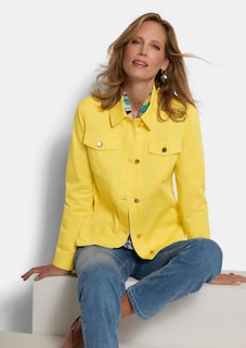Jeansjacke in taillierter Form thumbnail 4