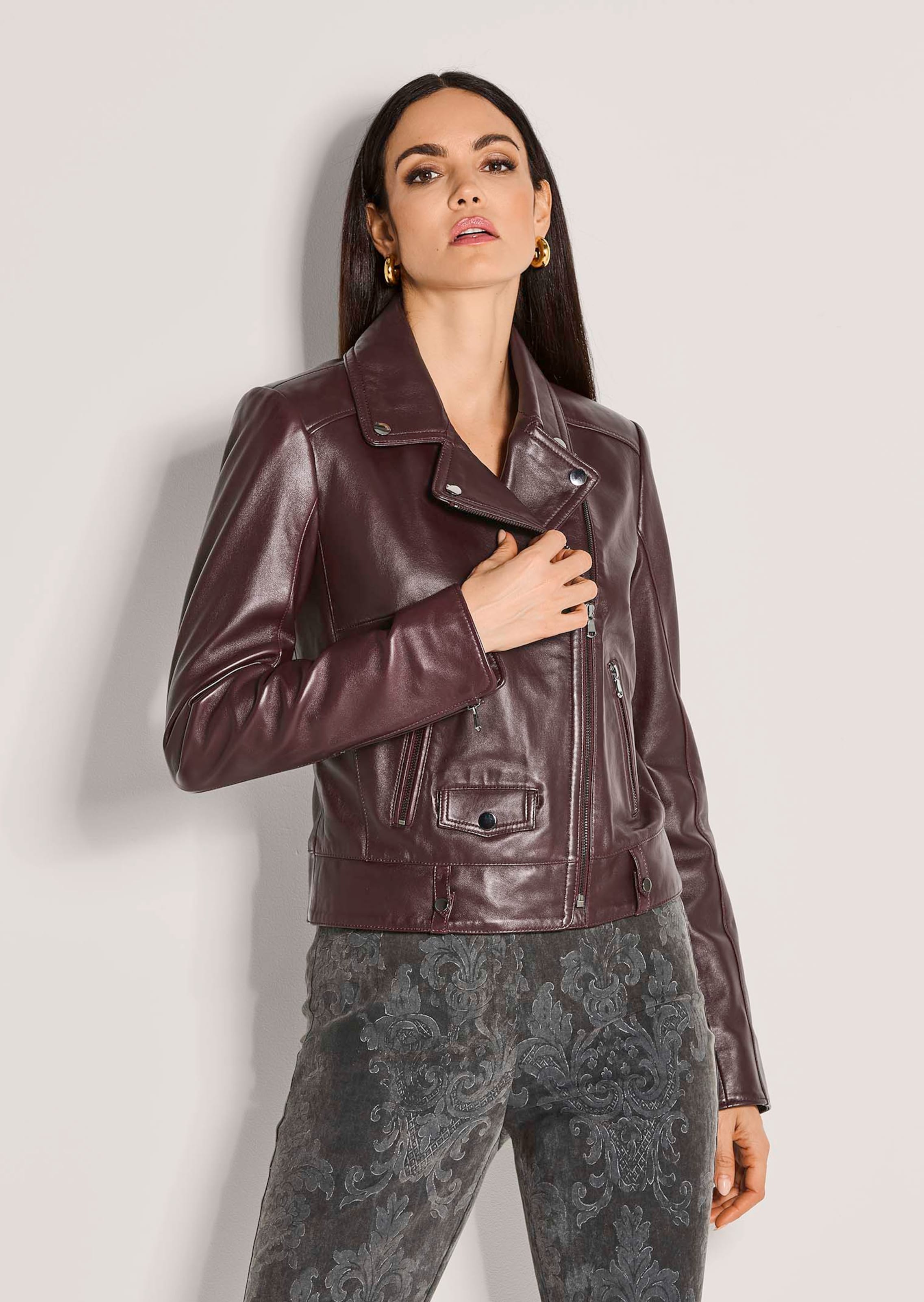 Veste. Cuir nappa d'agneau