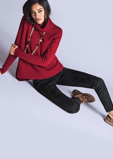 Turtleneck jumper with cashmere thumbnail 1