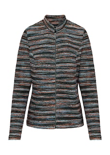 Jacke aus Jersey in Bouclé-Optik thumbnail 6