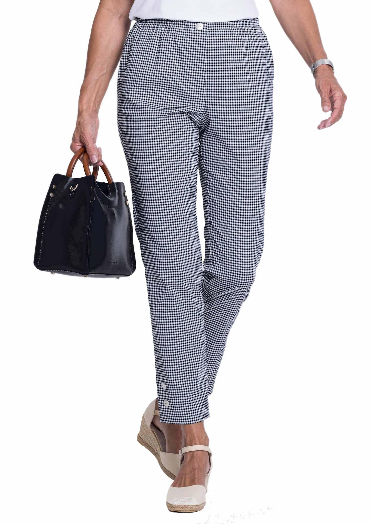Knöchellange Karoschlupfhose Louisa