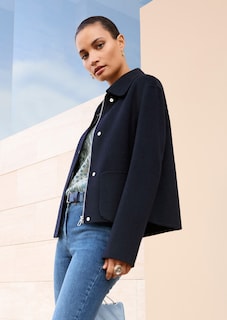 Double-faced jacket in a modern, boxy cut thumbnail 1