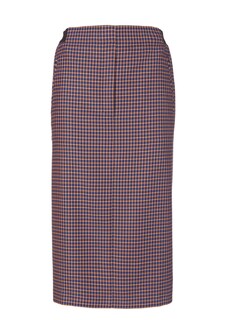 Geruite rok met elastische tailleband thumbnail 6