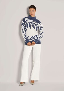 Jacquard-Pullover mit floralem Muster thumbnail 3