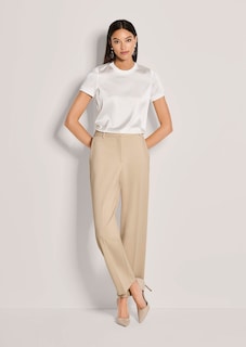 Ankle-free jersey trousers with centre creases thumbnail 3