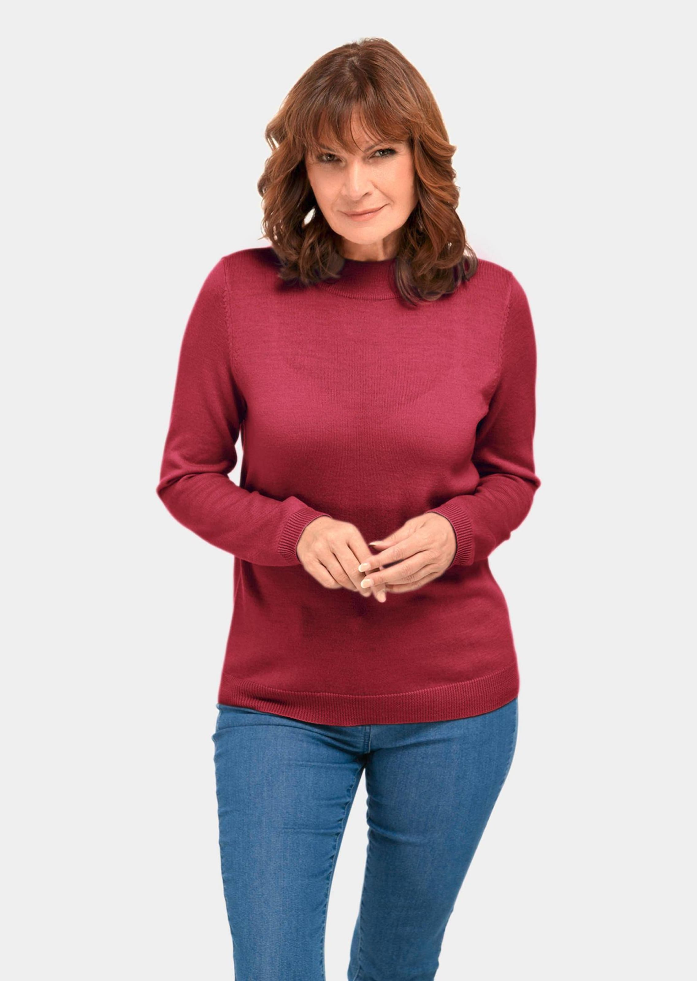 Temperaturausgleichender Pullover aus Merinowolle