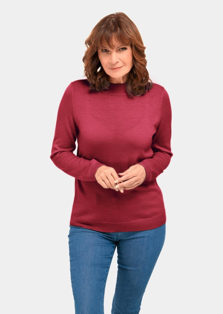 Temperaturausgleichender Pullover aus Merinowolle