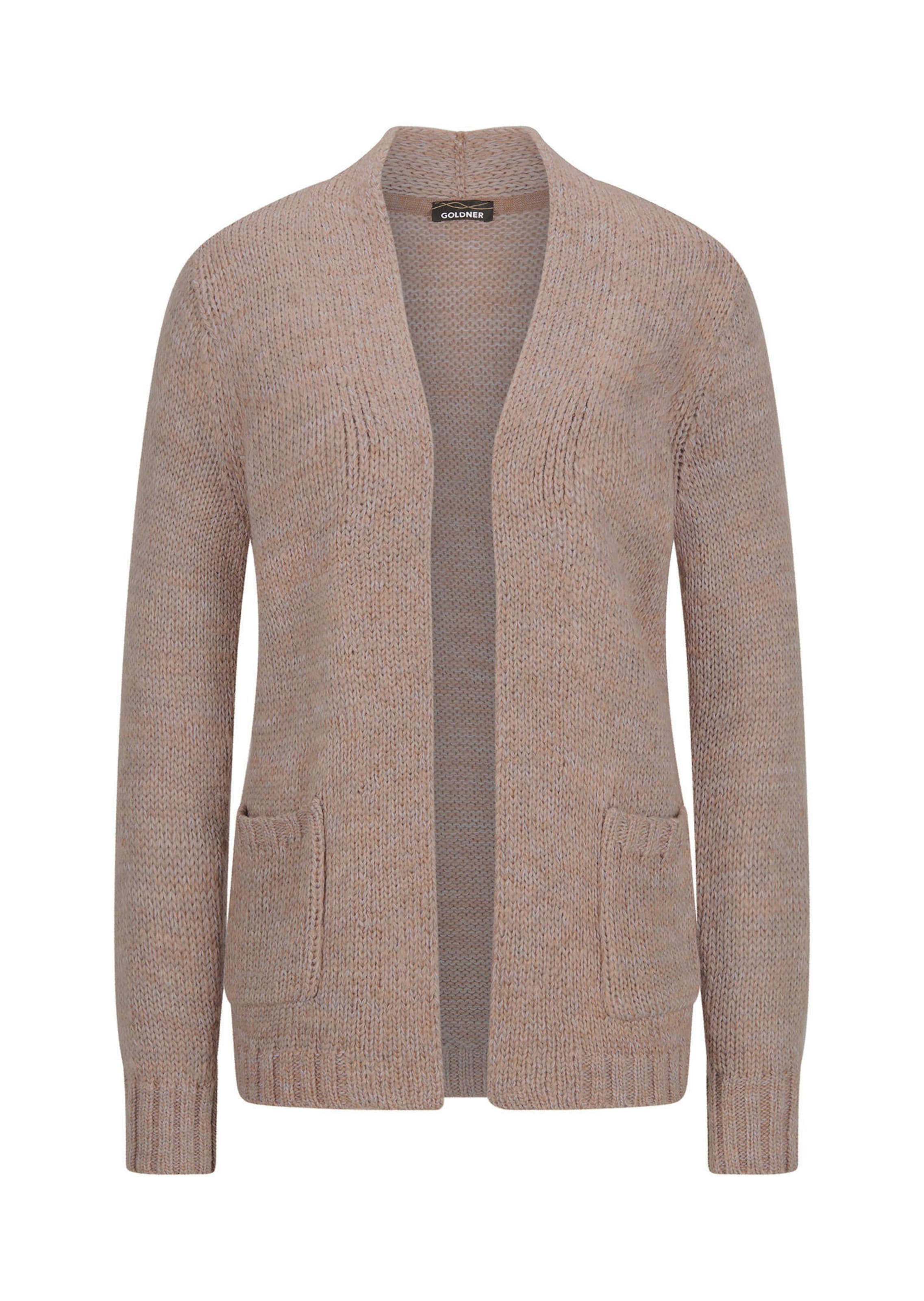 Veste en tricot avec poches plaquées